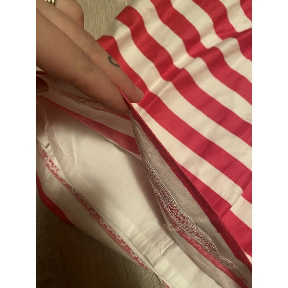 Lilly Pulitzer Maybell Dress Azalea Pink Stripe Size 2 Strapless Peplum Ruffle - Picture 10 of 14